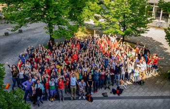 Gruppenfoto der Teilnehmer der Studentischen Meteorologentagung Hamburg 2014