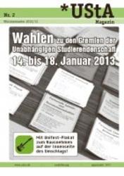 Cover des Wahl-UMags im Wintersemester 2012/13